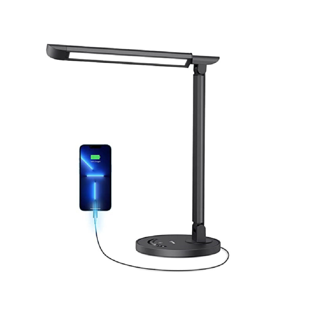 Cordless Lamp LED Desk Lamp, Battery Operated Table Lamps, Rechargeable Dimmable Reading Light with Timer, Adjustable Gooseneck Touch Lamp for Office