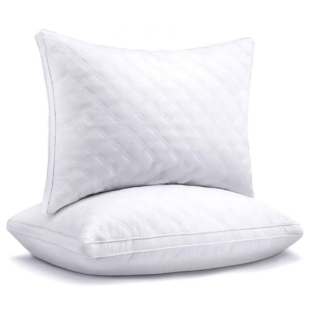 Bed Pillow Set of 4 Pack Standard Size Basic Sleeping Pillows