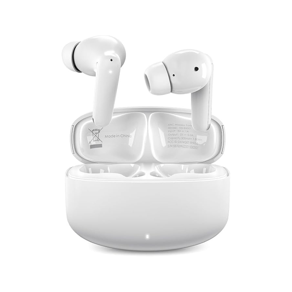 MiTechPro | Hybrid ANC Wireless Earbuds White