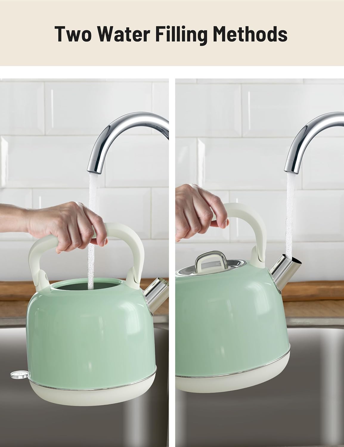 Portable kettle, automatic water filling, electric kettle