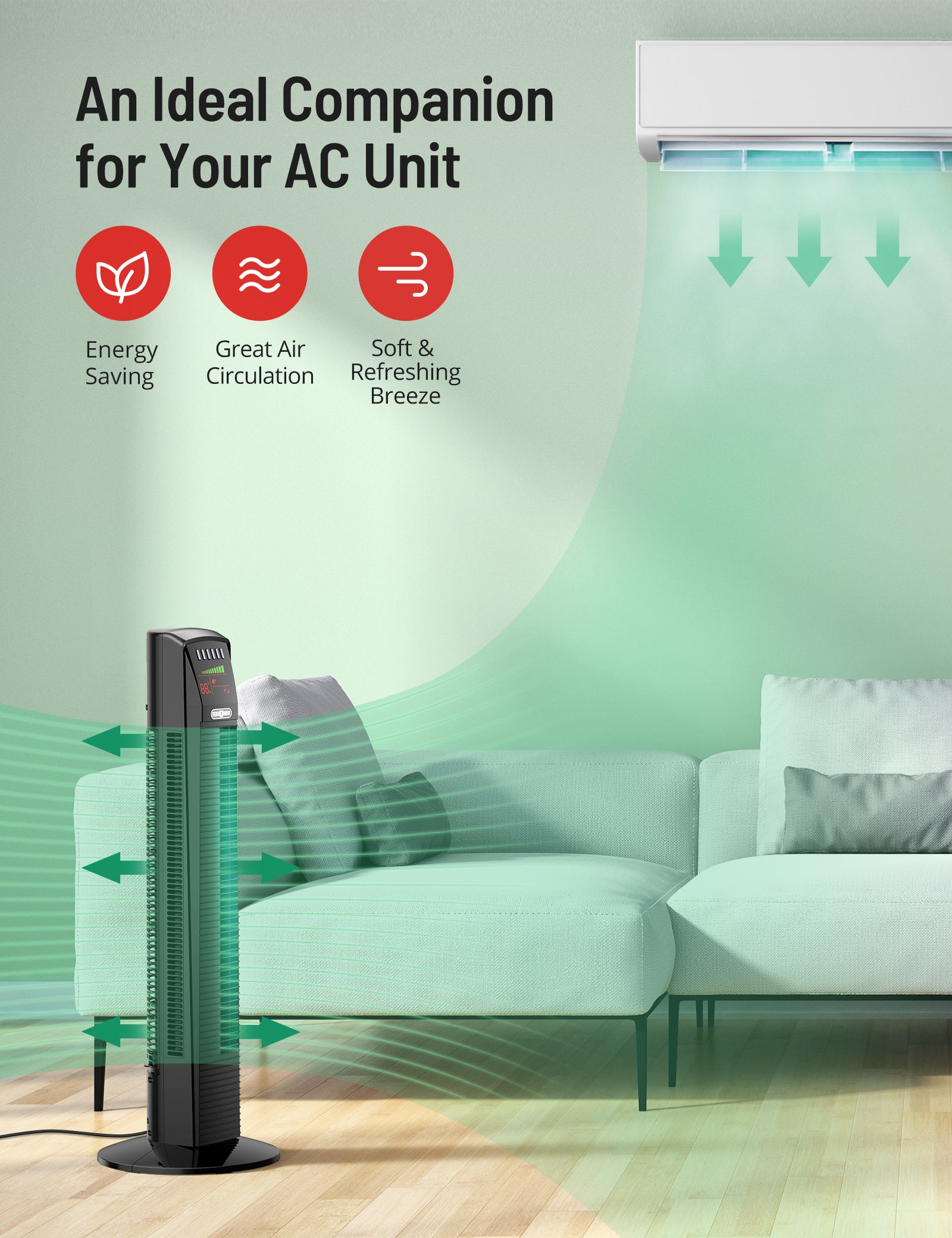 HVAC System Adjustable Digital Air Conditioner Room Thermostat for