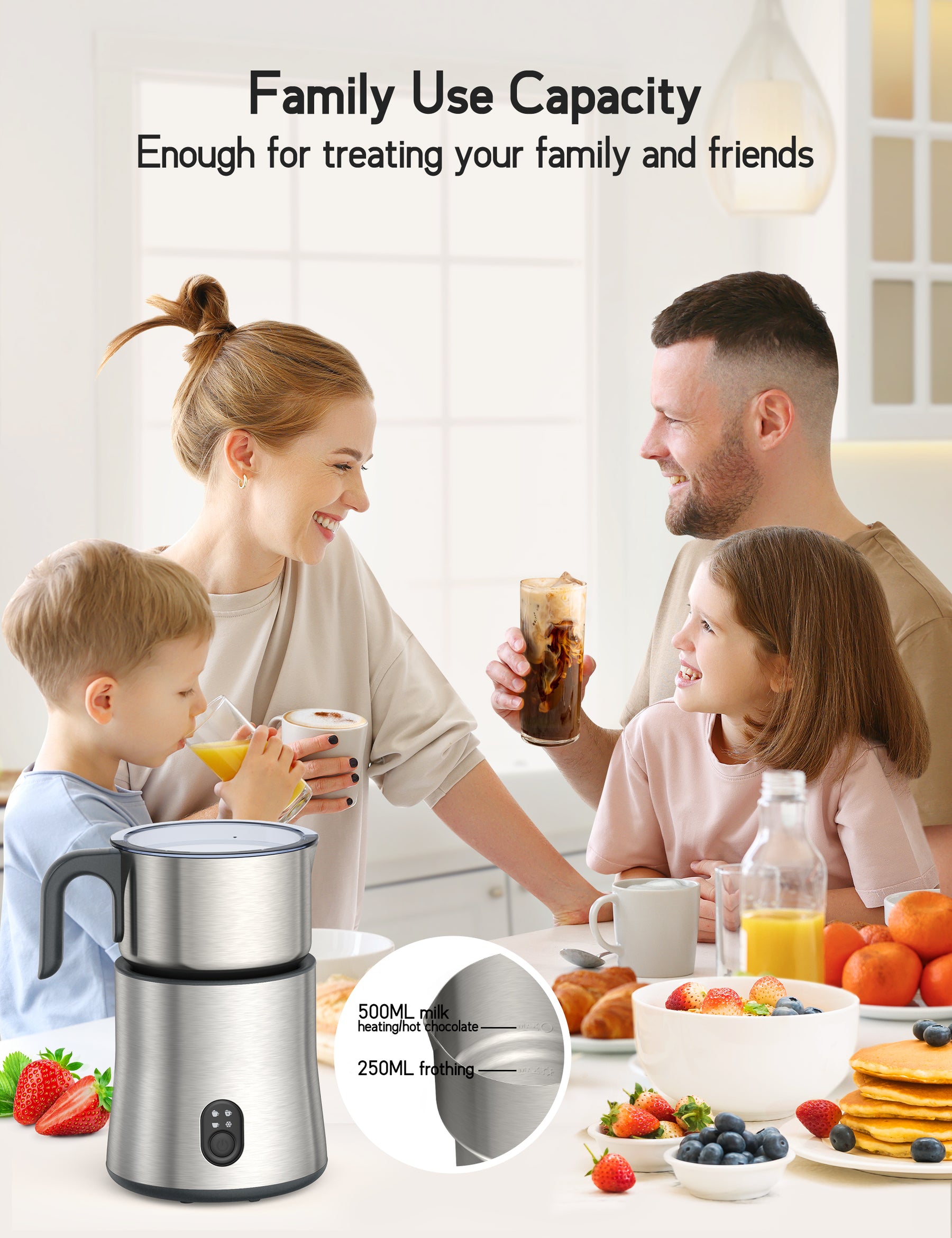 Smart Kitchen Appliances 4 IN 1 Automatic Hot And Cold Foam