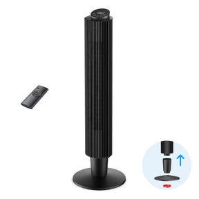 TaoTronics Tower Fan 005,42”or 36” Height Adjustable 90° Oscillating with 5 Fan Speeds