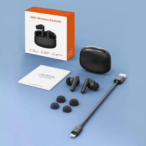 MiTechPro | Hybrid ANC Wireless Earbuds Black