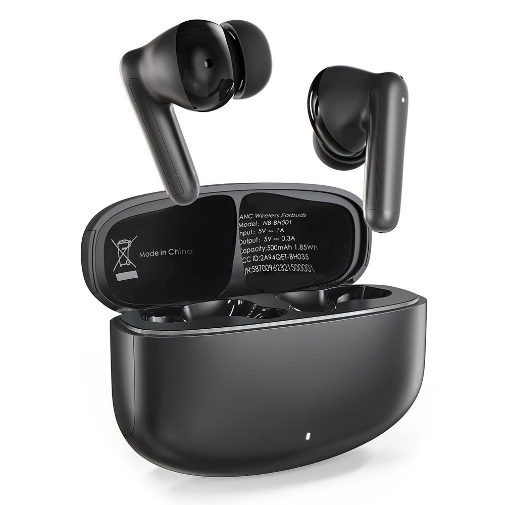 MiTechPro | Hybrid ANC Wireless Earbuds Black