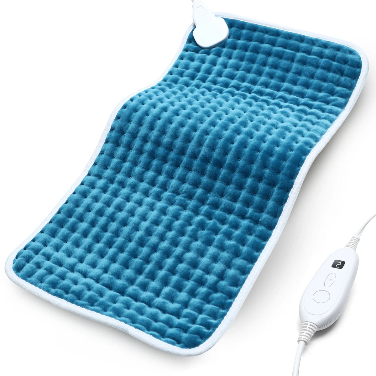 Sable Electric Heating Pad for Back, Neck Shoulders Fatigue and Cramps, 12x24x0.4In,FSA-Eligible(Blue) WM