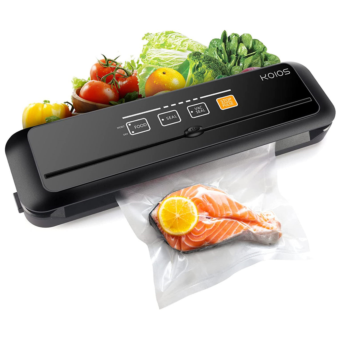  KOIOS Vacuum Sealer Machine, 85Kpa Automatic Food