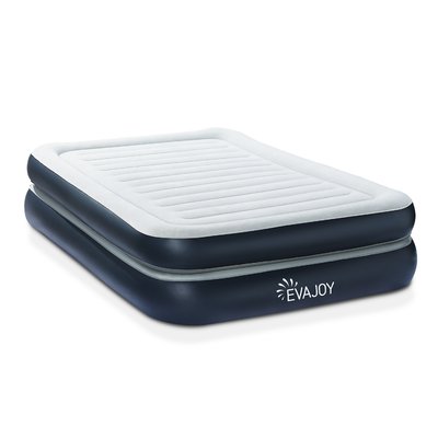 Evajoy Double high Air Mattress, Inflatable Airbed with Built-in Pump